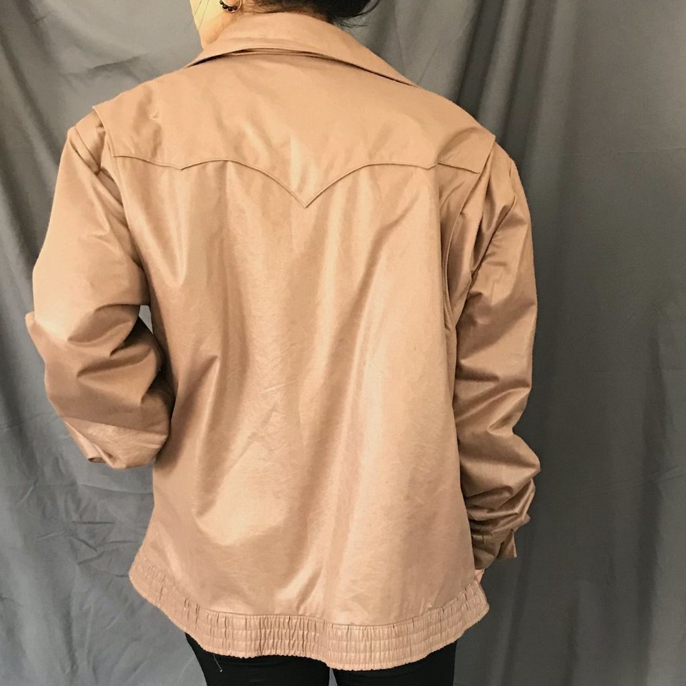 Vintage 1970s H bar C ranchwear jacket beige Med - Picture 4 of 12